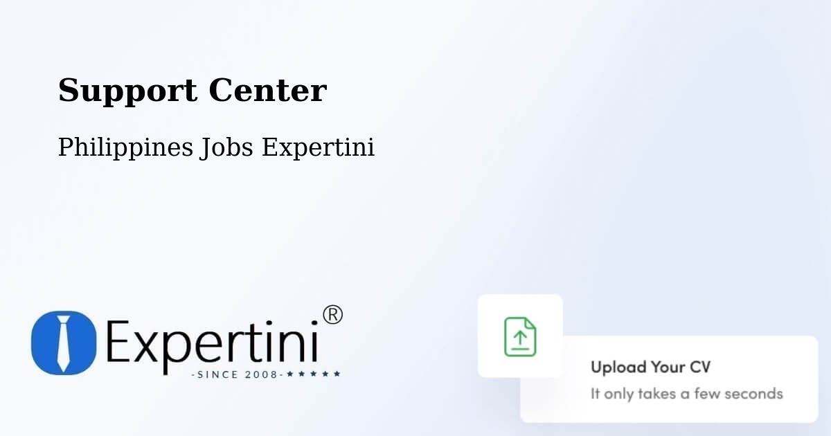 Support Center - Philippines Jobs Expertini